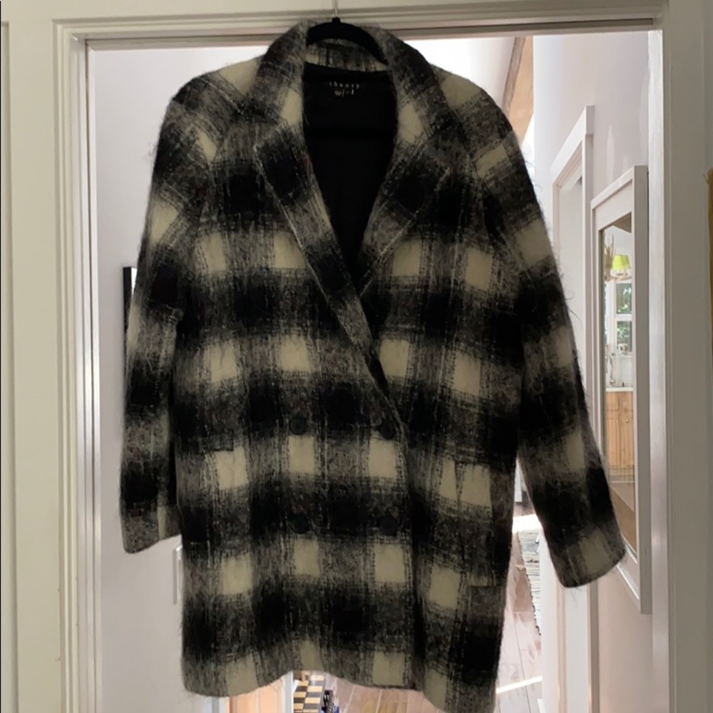 Mohair 3/4 length coat